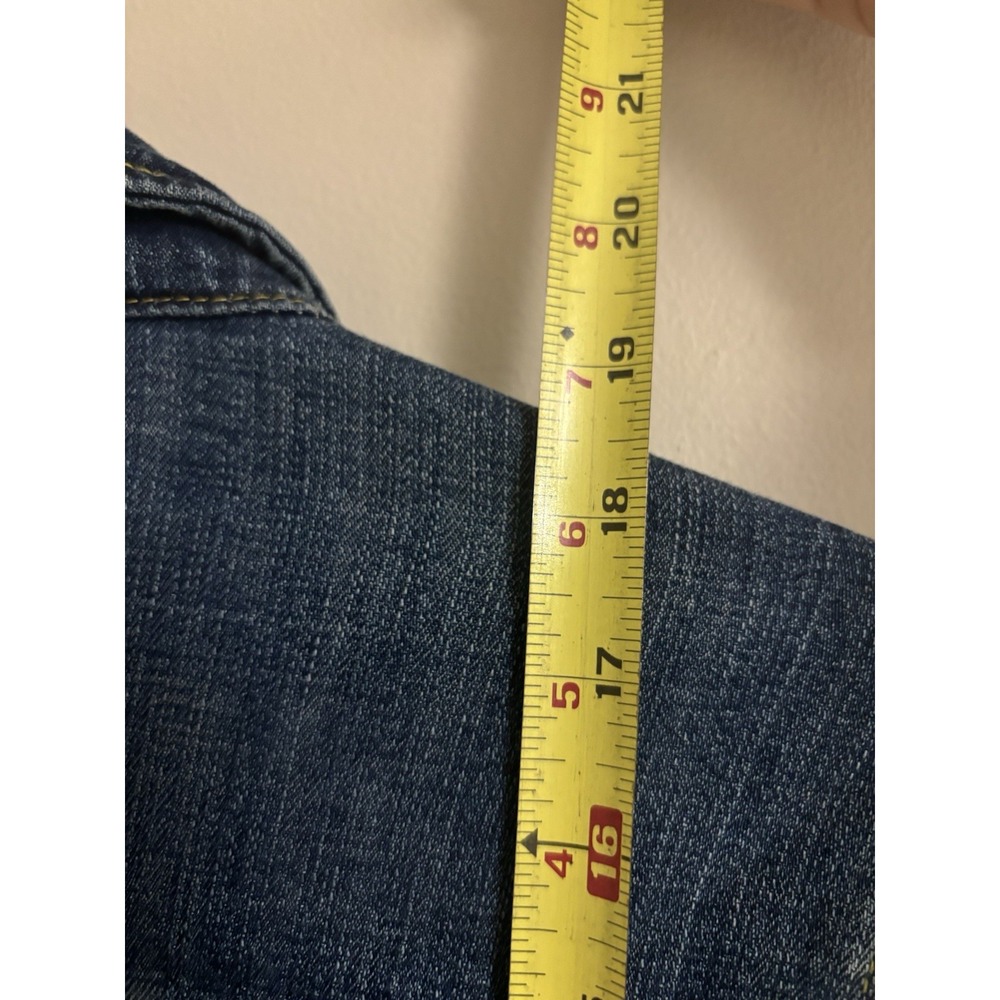 Anthropologie Pilcro & The Letterpress Classic Denim Jean Jacket Women's Small - Picture 9 of 14